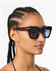 Icon Edge Oversized Square Sunglasses Havana - Marc Jacobs