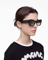 The Bold Logo Cat Eye Sunglasses Havana - Marc Jacobs