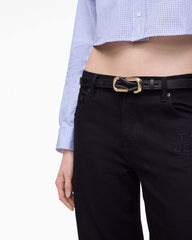 The Dual Belt Black/Gold - Marc Jacobs