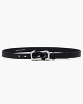 The Dual Belt Black/Silver - Marc Jacobs