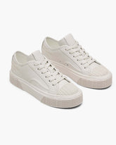The Leather Sneaker Cotton White - Marc Jacobs