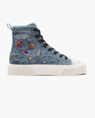 The Trinket Charm High Top Sneaker Medium Wash Multi - Marc Jacobs