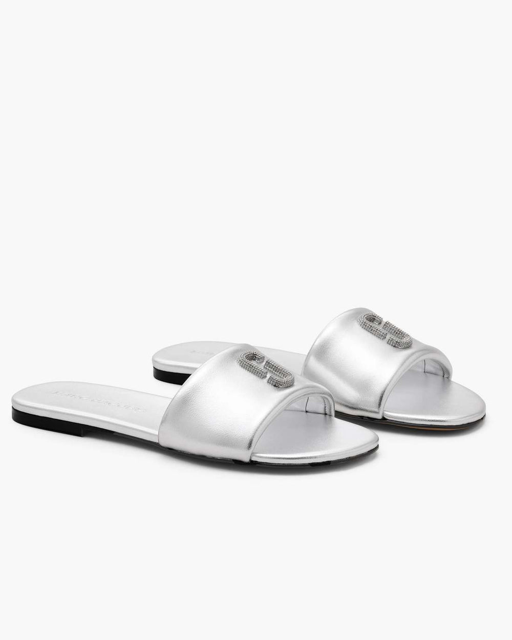 The Pave Snapshot Slide Silver - Marc Jacobs