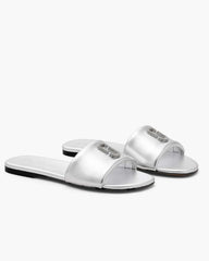 The Pave Snapshot Slide Silver - Marc Jacobs