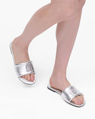 The Pave Snapshot Slide Silver - Marc Jacobs