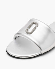 The Pave Snapshot Slide Silver - Marc Jacobs