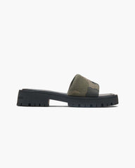 The Camo Jacquard Lug Sole Slide Camo Multi - Marc Jacobs