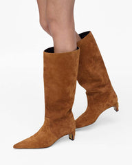 The Suede Mel Boot Copper - Marc Jacobs