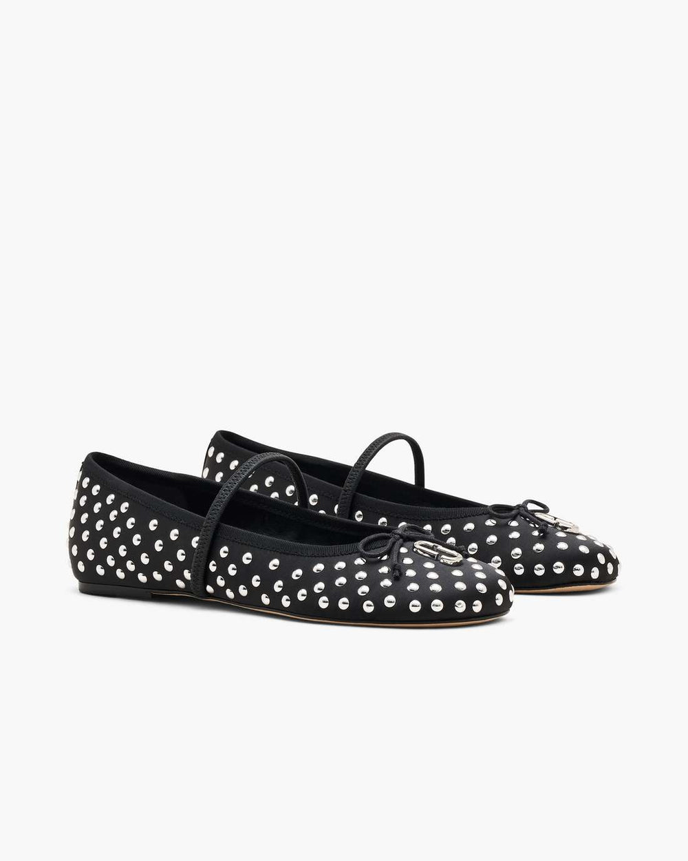 The Studded Sabrina Ballerina Black Multi - Marc Jacobs