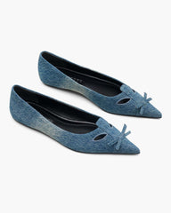 The Denim Kat Ballerina Vintage Indigo - Marc Jacobs
