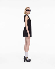 Sculptural Tweed Dress Black - Marc Jacobs