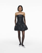The Leather Bubble Dress Black - Marc Jacobs