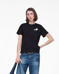 Marc Is Joy Daisy Baby Tee Black - Marc Jacobs