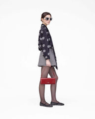 Trompe L'Oeil Eyelet Bow Blouse Black/White - Marc Jacobs