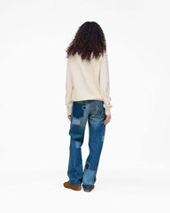 Patchwork Straight Jean Bright Indigo - Marc Jacobs