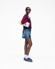 Argyle Patchwork Mini Skirt Bright Indigo - Marc Jacobs