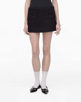 Tweed Mini Skirt Black - Marc Jacobs