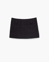 Tweed Mini Skirt Black - Marc Jacobs