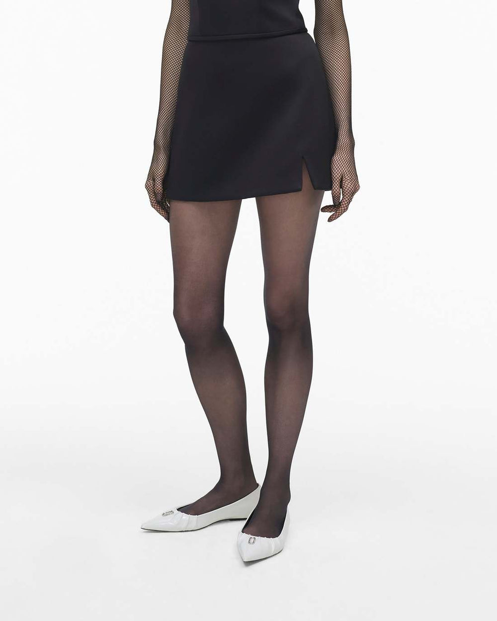 The Duchess Satin Skirt Black - Marc Jacobs