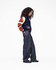 The A.P.C. X Marc Jacobs Varsity Jacket Dark Navy/White - Marc Jacobs