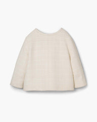 Tweed Backwards Lady Jacket Ivory - Marc Jacobs