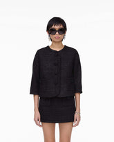 Tweed Backwards Lady Jacket Black - Marc Jacobs