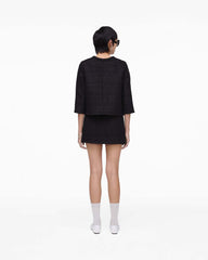 Tweed Backwards Lady Jacket Black - Marc Jacobs