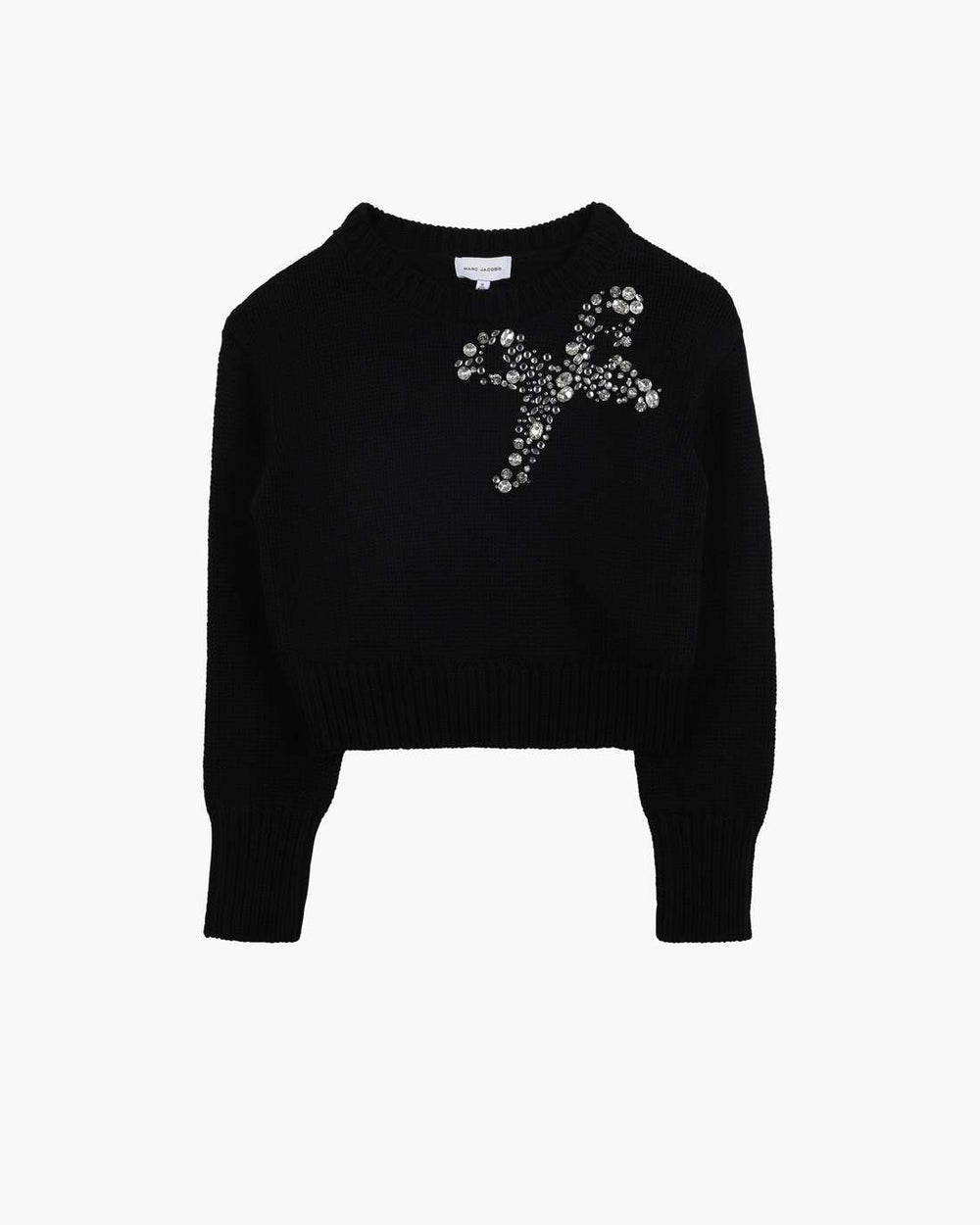 The Gem Bow Sweater Black - Marc Jacobs
