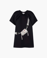 The Trompe Loeil Snapshot Dress Navy - Marc Jacobs