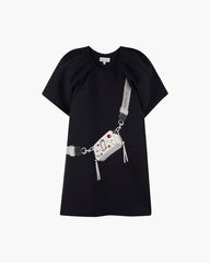 The Trompe Loeil Snapshot Dress Navy - Marc Jacobs