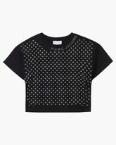 The Crystal Daisy Cropped Shirt Black - Marc Jacobs