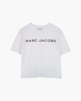 The Crystal Daisy Logo Tee White - Marc Jacobs