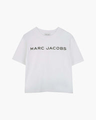 The Crystal Daisy Logo Tee White - Marc Jacobs