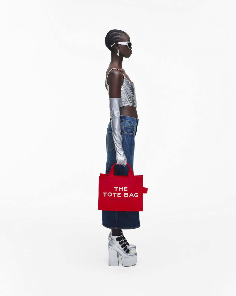 The Canvas Medium Tote Bag True Red - Marc Jacobs