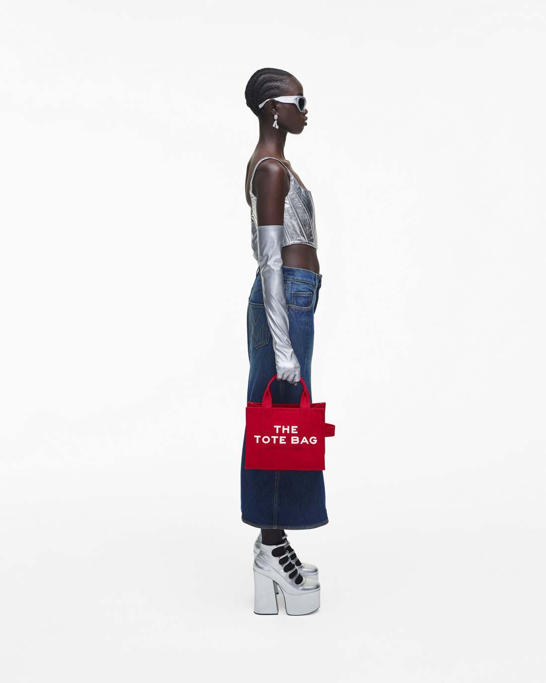 The Canvas Small Tote Bag True Red - Marc Jacobs