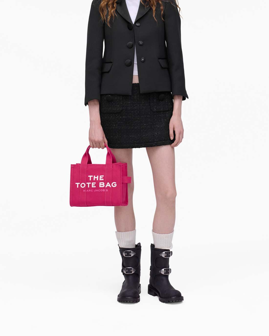 The Canvas Small Tote Bag Raspberry Pink - Marc Jacobs
