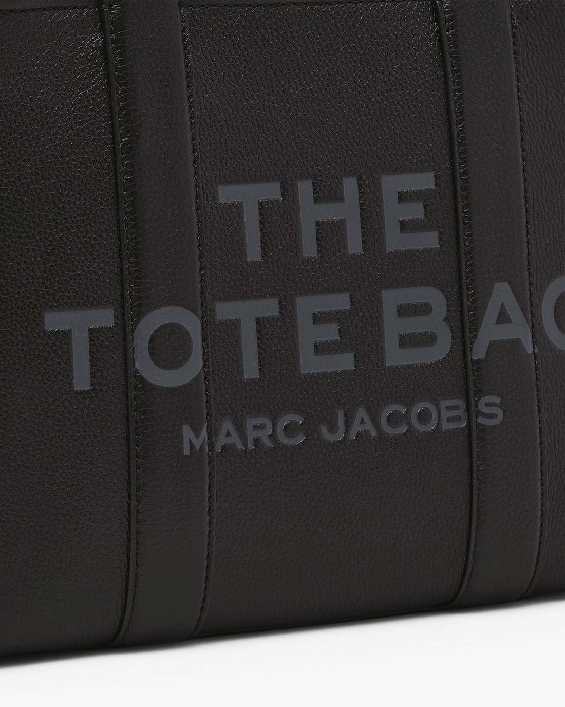 The Leather Medium Tote Bag Black - Marc Jacobs