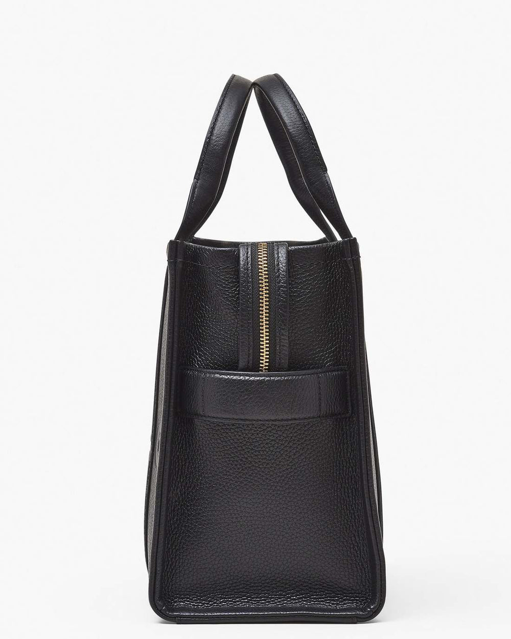 The Leather Medium Tote Bag Black - Marc Jacobs