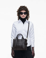 The Leather Small Tote Bag Black - Marc Jacobs