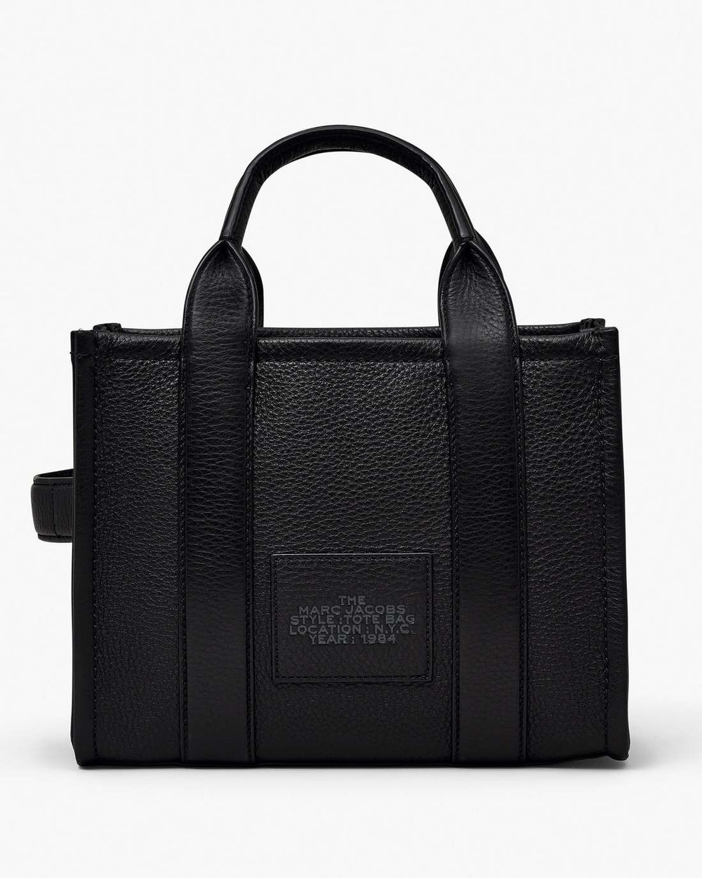 The Leather Small Tote Bag Black - Marc Jacobs