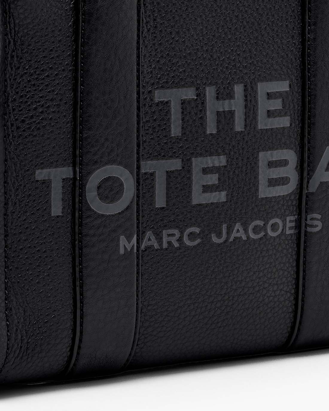 The Leather Small Tote Bag Black - Marc Jacobs