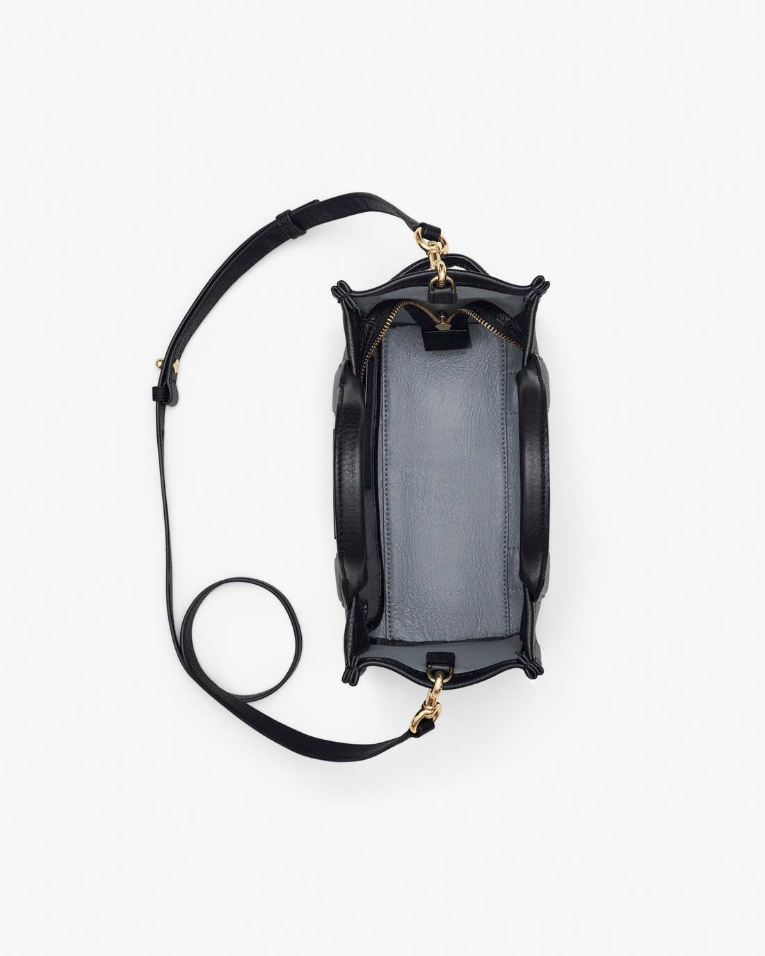 The Leather Small Tote Bag Black - Marc Jacobs