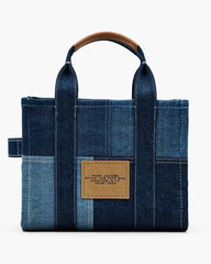 The Denim Small Tote Bag Blue Denim - Marc Jacobs