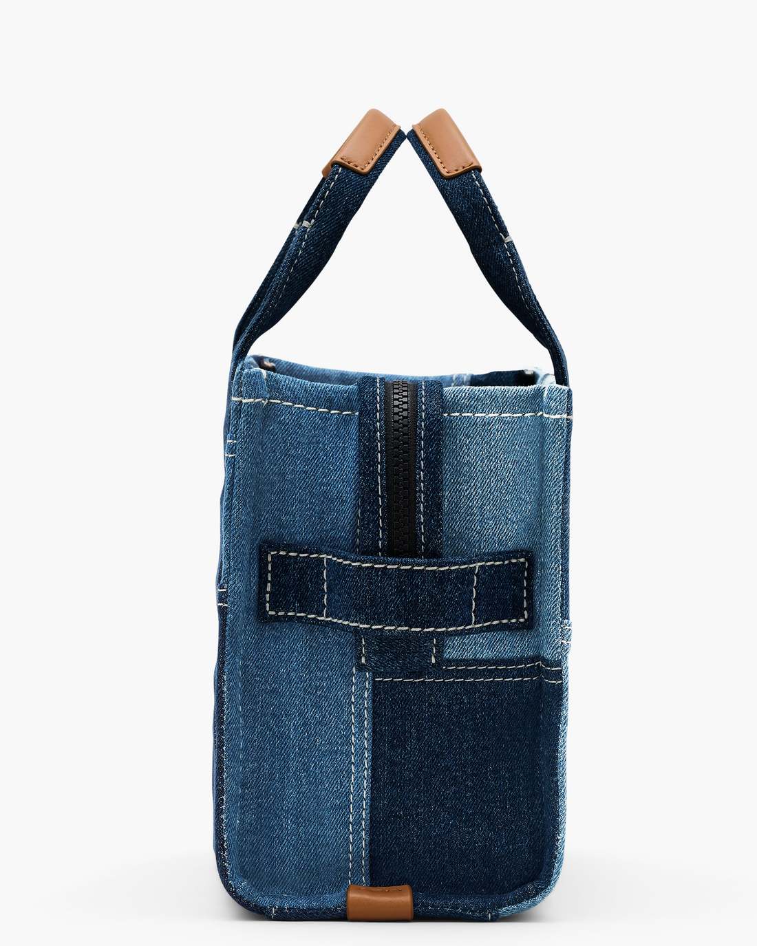 The Denim Small Tote Bag Blue Denim - Marc Jacobs