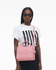 The Leather Small Tote Bag Ribbon Pink - Marc Jacobs