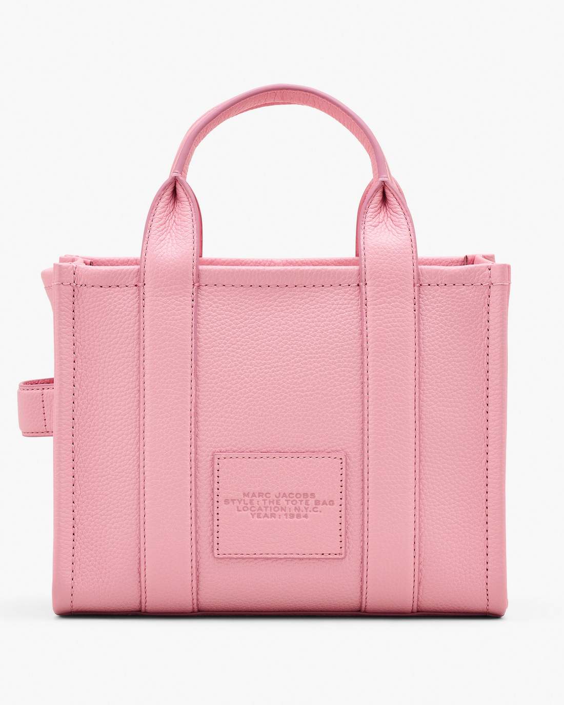The Leather Small Tote Bag Ribbon Pink - Marc Jacobs