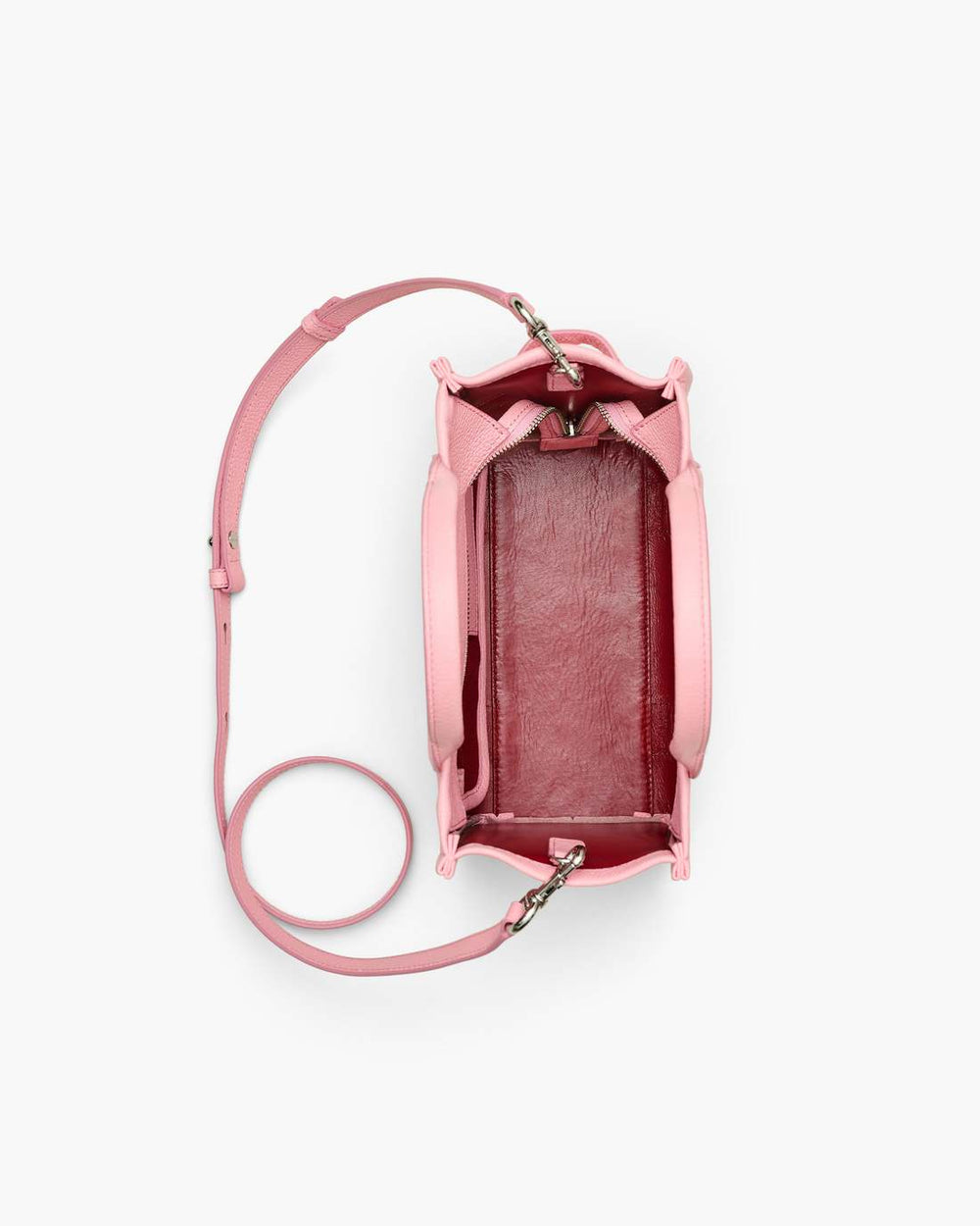 The Leather Small Tote Bag Ribbon Pink - Marc Jacobs