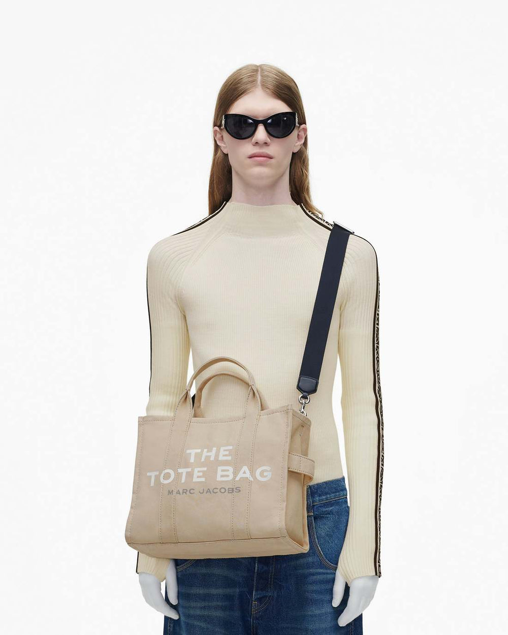 The Canvas Medium Tote Bag Beige - Marc Jacobs