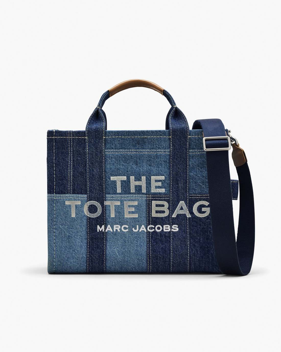 The Denim Medium Tote Bag Blue Denim - Marc Jacobs