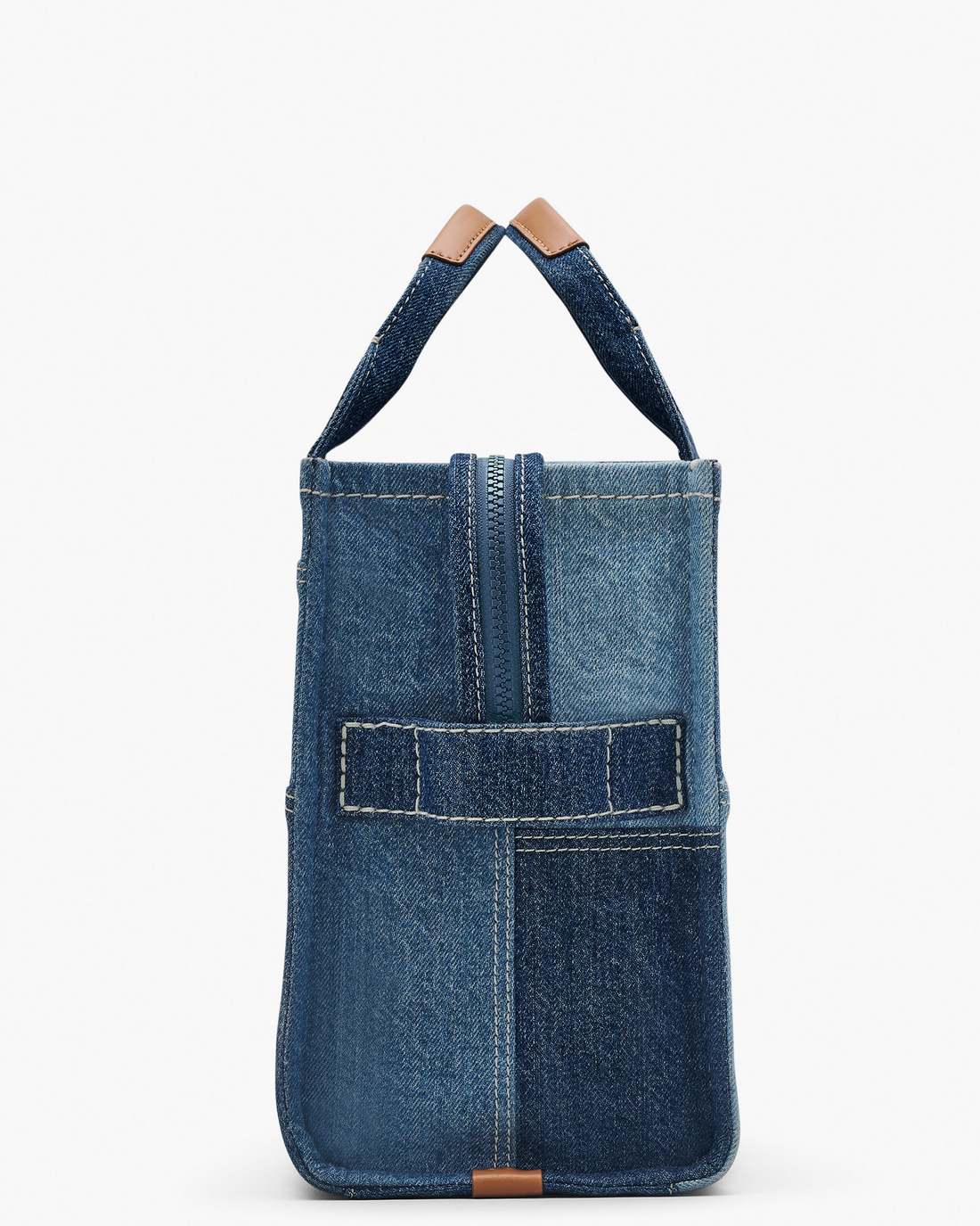 The Denim Medium Tote Bag Blue Denim - Marc Jacobs